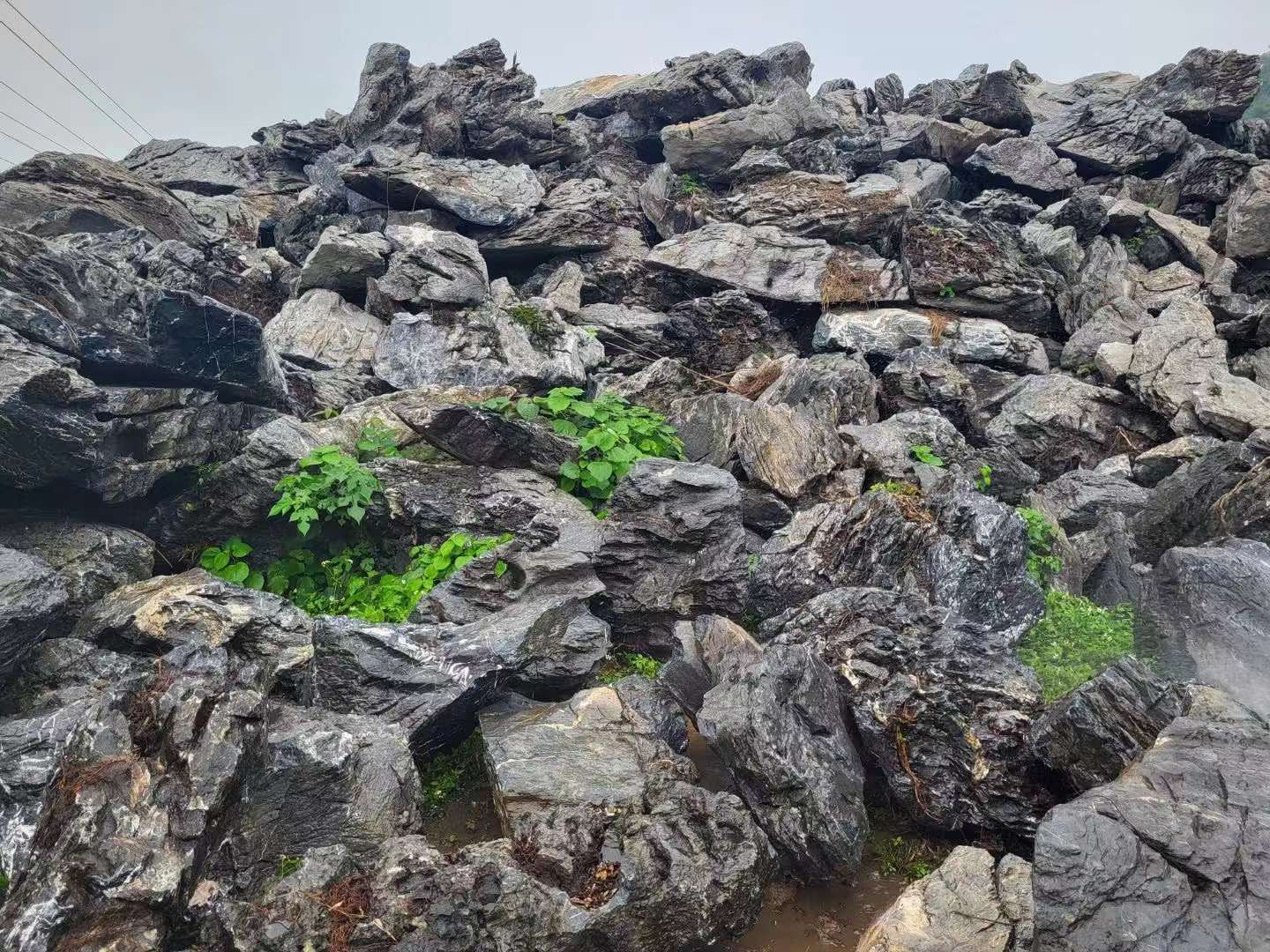 英德石青龙石造景石材英石鱼池假山峰石叠石假山石园林景石