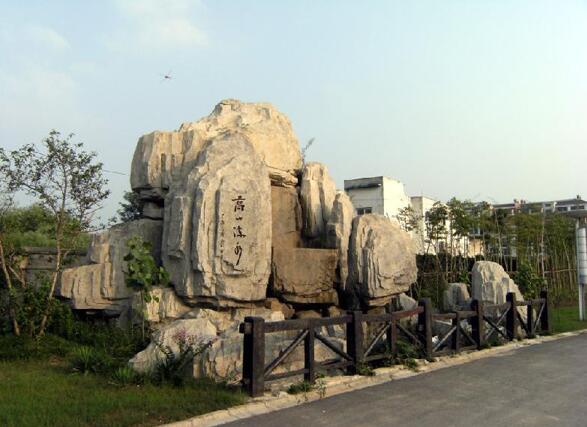 塑石假山景区公园水泥假山仿真塑石大型景观流水水泥假山假树
