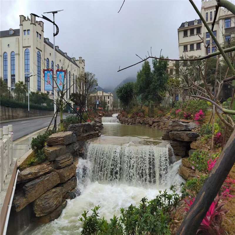 河道护坡挡土驳岸石鹅卵石河滩石水冲石山石自然石造景