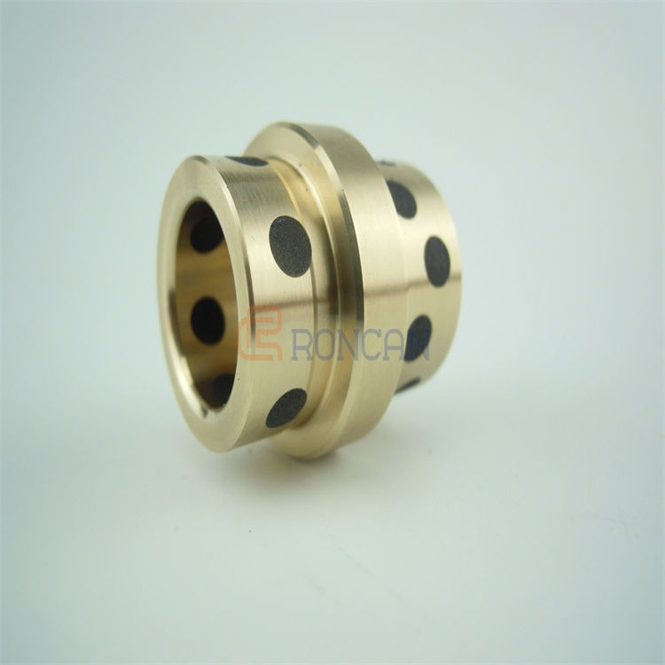 法兰铜套耐磨黄铜套