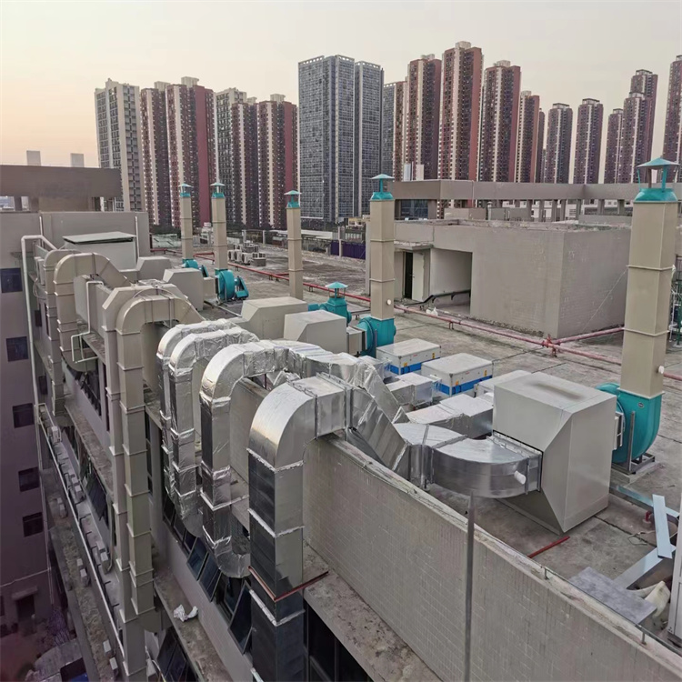 pp活性炭废气处理 喷淋塔 通风系统