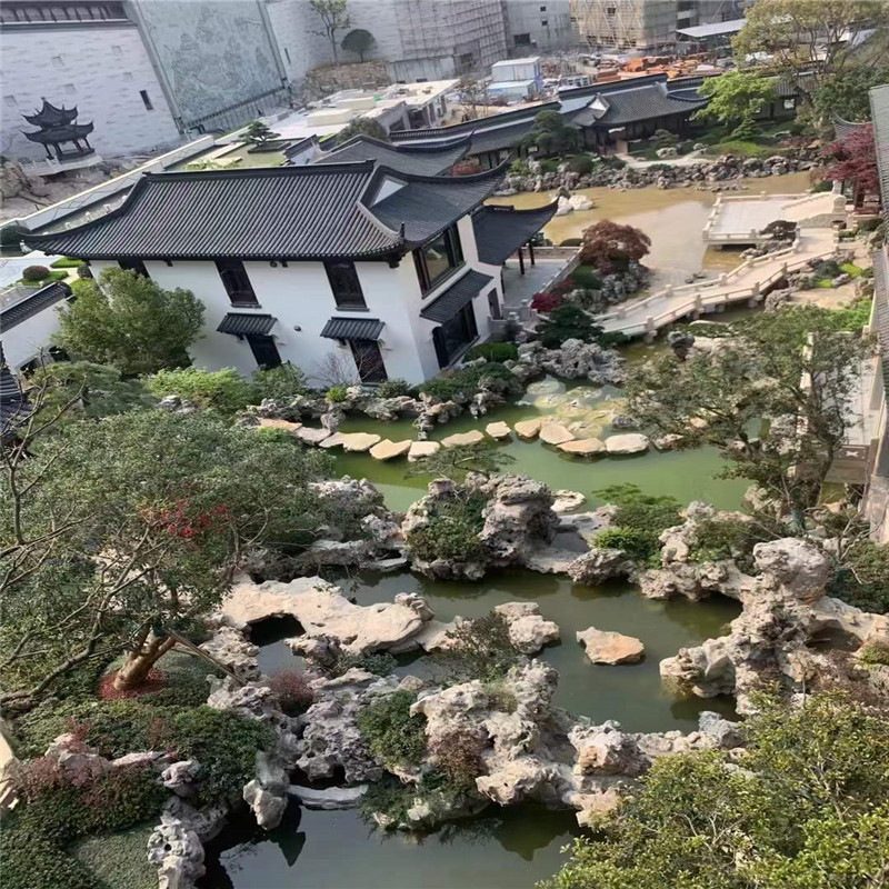 河道驳岸石护坡挡土鹅卵石河滩石水冲石山石造景石