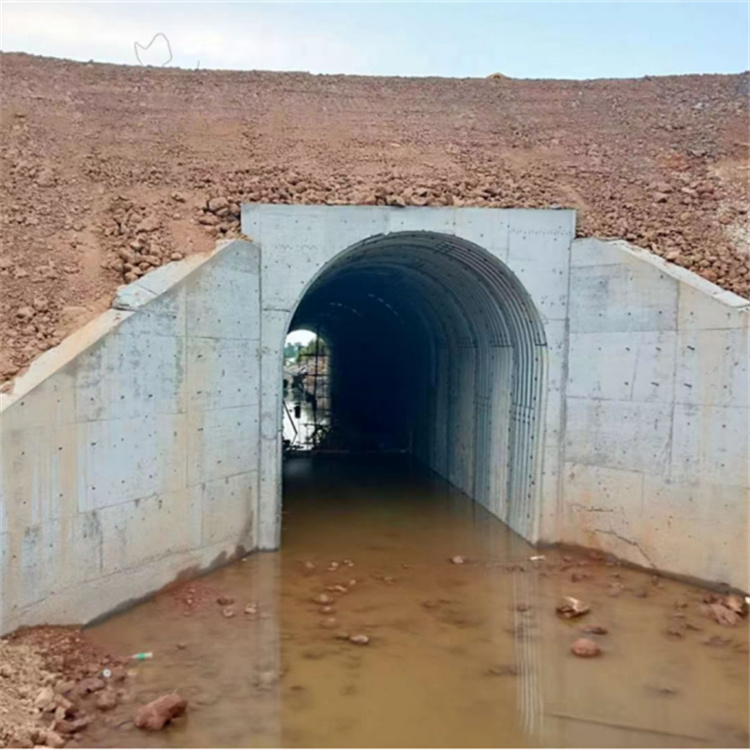 波纹钢桥涵加固工程 波纹钢结构桥涵