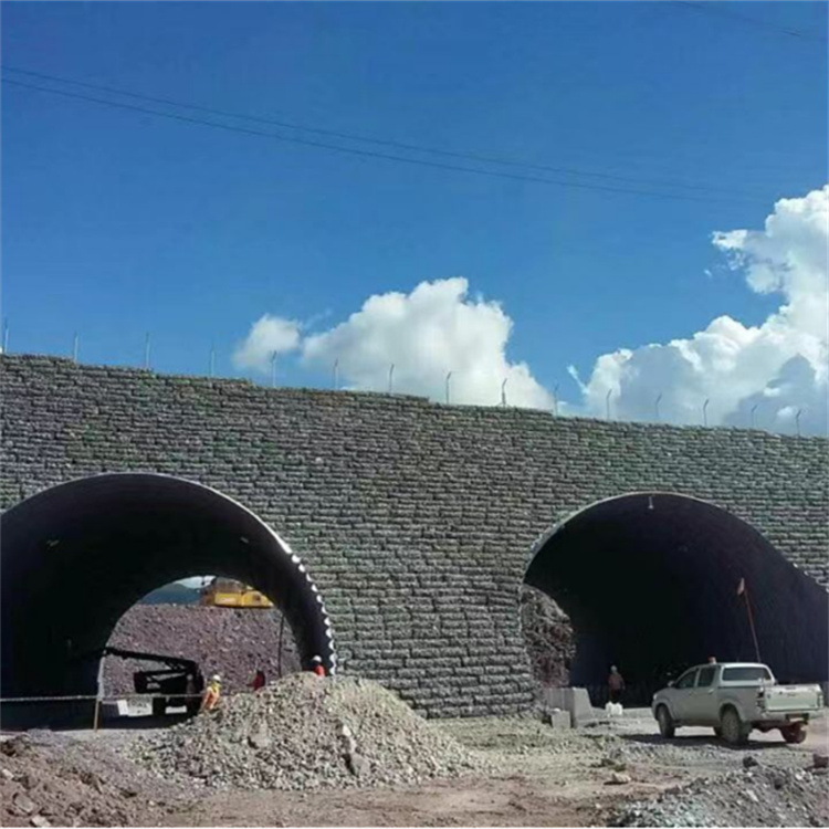 钢波纹板拱桥 拼装钢波纹涵管