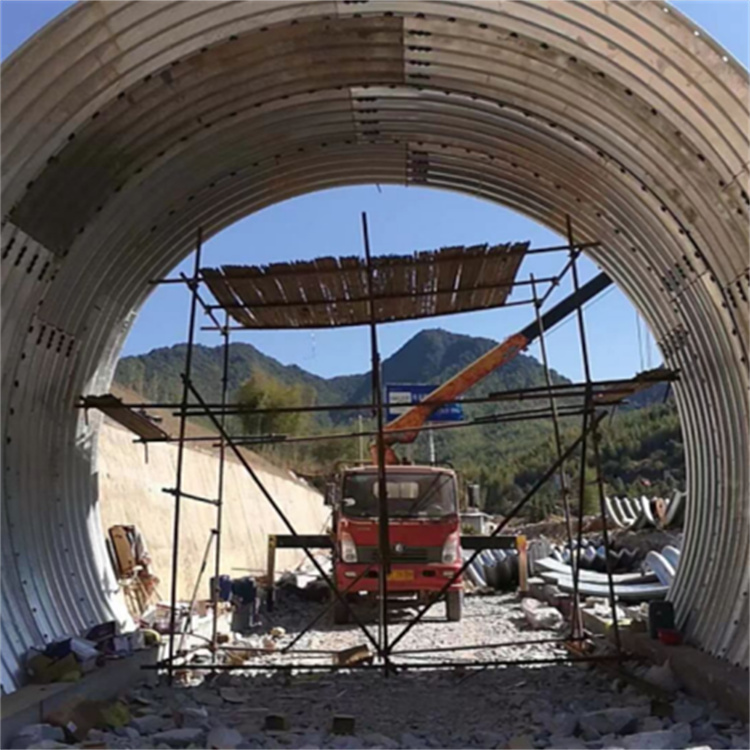 钢波纹板拱桥 整装钢波纹管