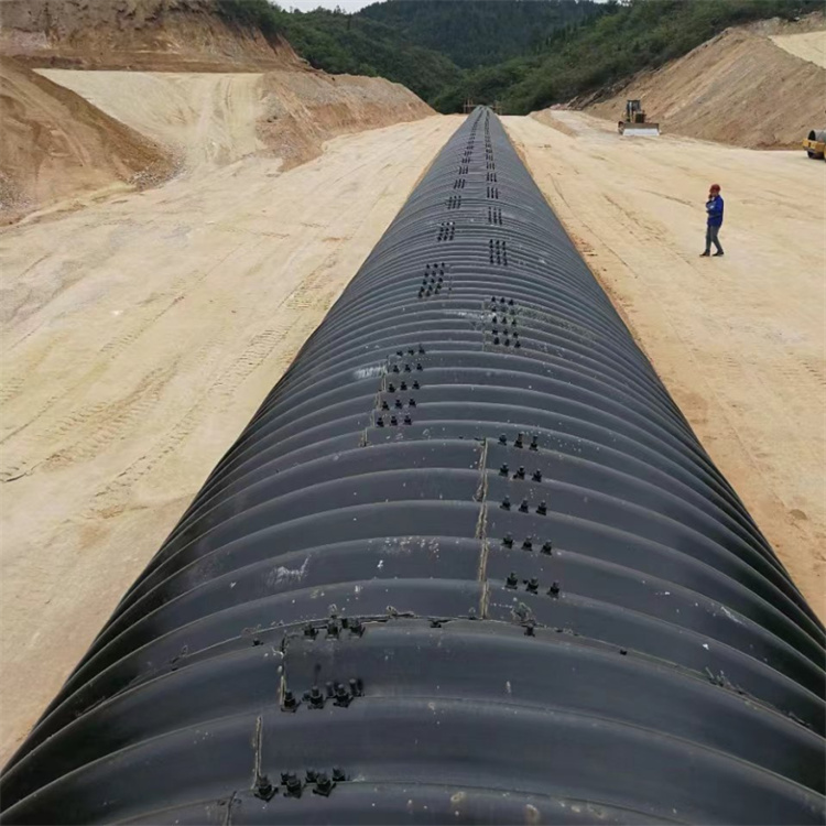 金属波纹管涵 耐腐蚀寿命长