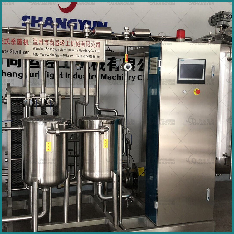 UHT板式杀菌机 牛奶高温巴氏杀菌设备