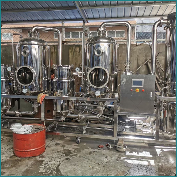 中草药提取浓缩生产线 提取浓缩罐