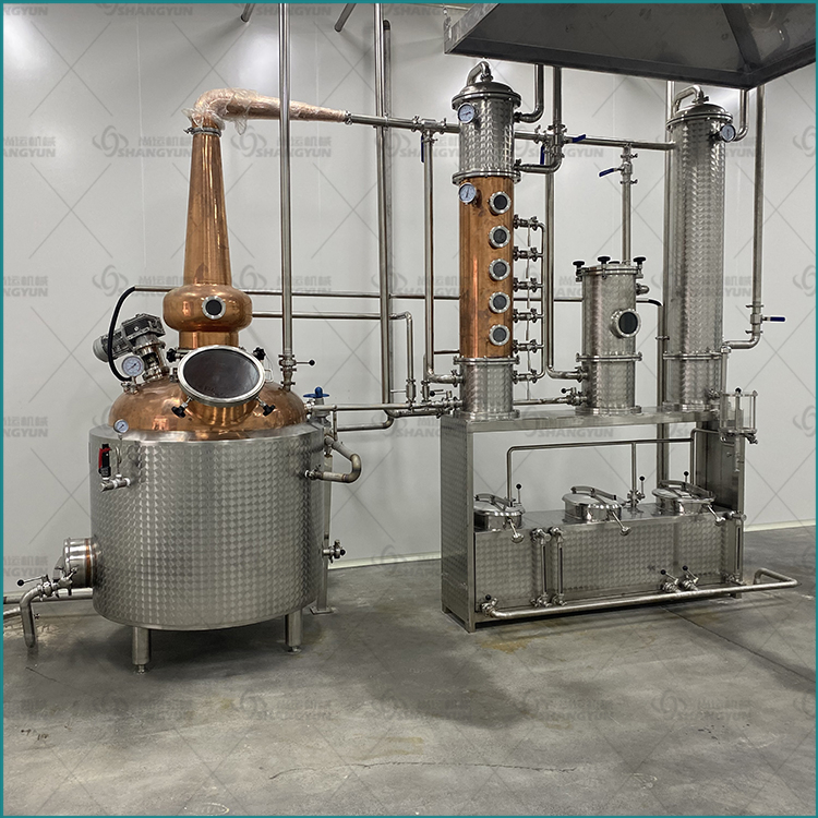 紫铜蒸馏加工设备 酿酒设备
