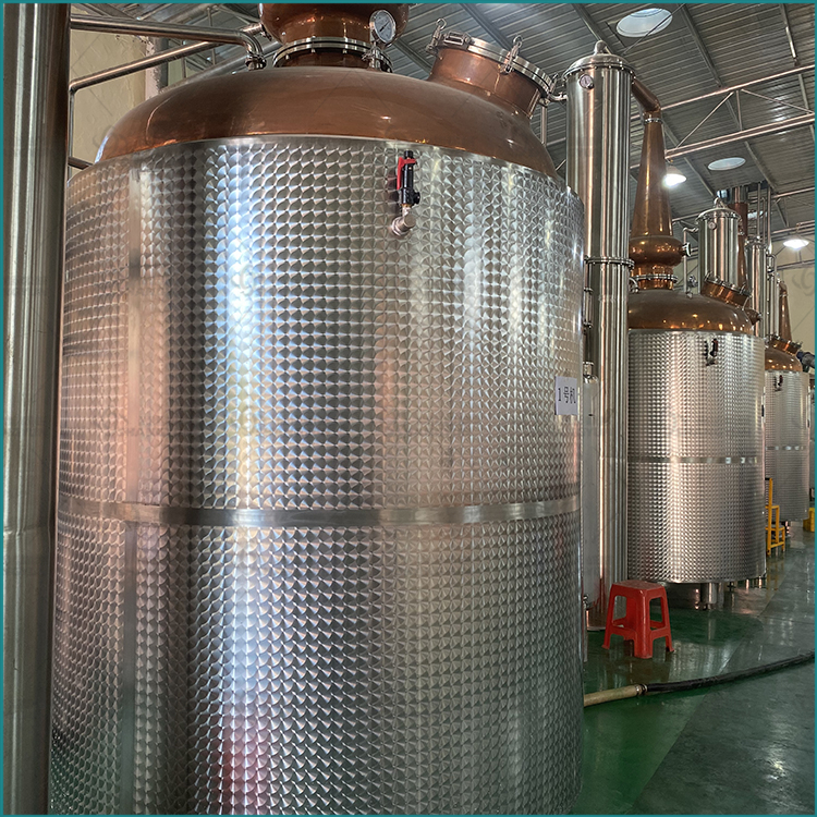 紫铜蒸馏设备 红酒蒸馏器