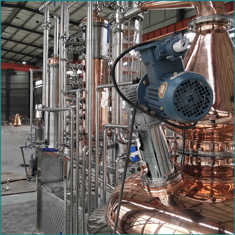 全自动紫铜蒸馏设备 酿酒蒸馏器