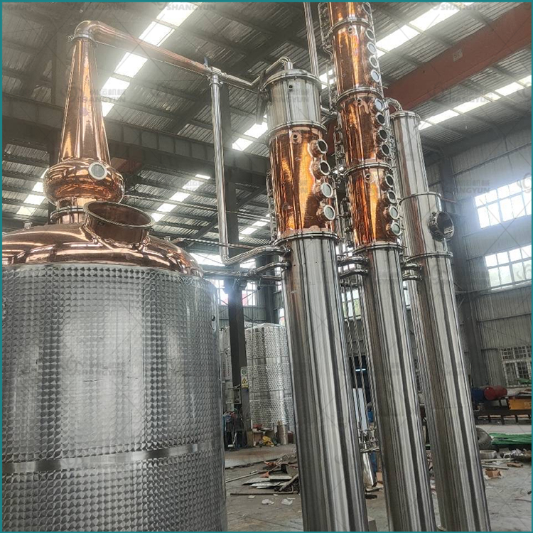紫铜蒸馏机酿酒蒸馏器
