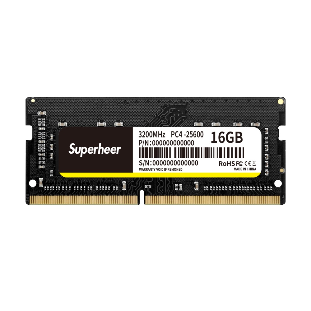 舒赫superheer笔记本电脑内存条DDR4系列16G 3200Mhz适用办公商务电脑升级硬件
