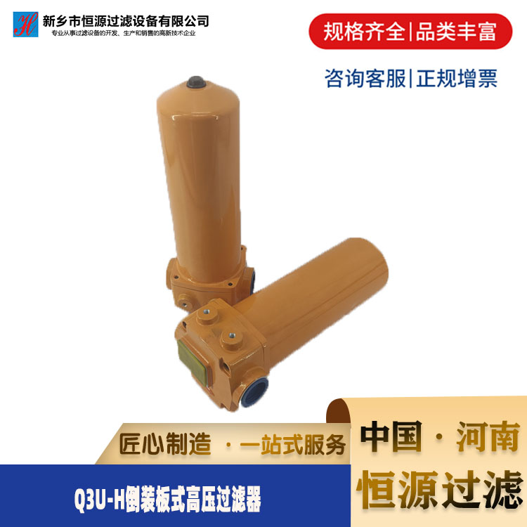 供应高压管路过滤器、Q3U-H 倒装板式系列 恒源过滤 厂家 可定制