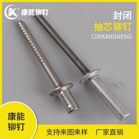 康能铆钉 封闭抽芯铆钉 厂家直销 支持定制 量大从优