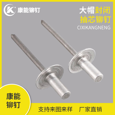 康能铆钉 大帽封闭抽芯铆钉 厂家直销 支持定制 量大从优