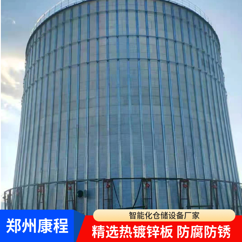 万吨平底钢板仓 占地面积小易管理 康程仓储