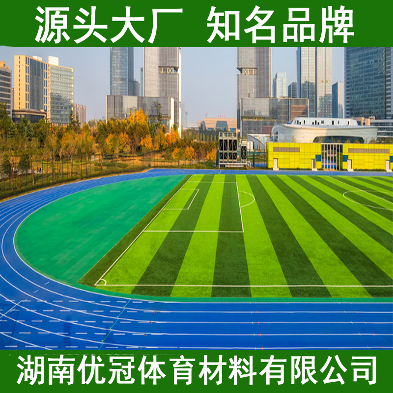 乐冠牌塑胶跑道源头生产厂家 大型实体工厂价更低 人造草坪 塑胶跑道
