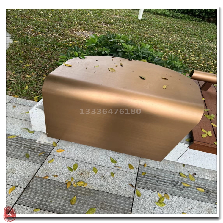 不锈钢钢管镀铜加工不锈钢管水镀铜拉丝青古镀铜做旧着色定制