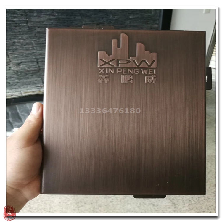 不锈钢新工艺 交叉布纹做旧镀铜板 哈尔滨工程专用装饰镀铜板