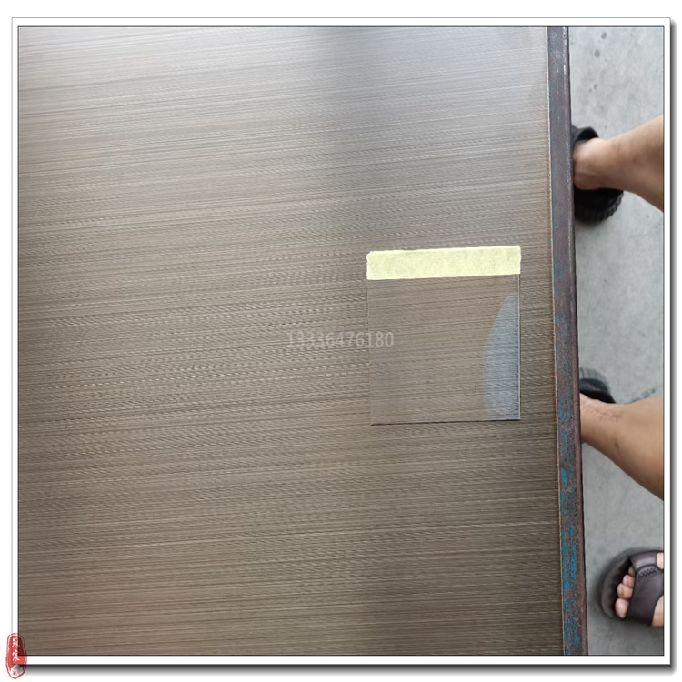 黑龙江紫铜色不锈钢装饰板 酒店不锈钢乱纹表面镀铜抗指纹处理