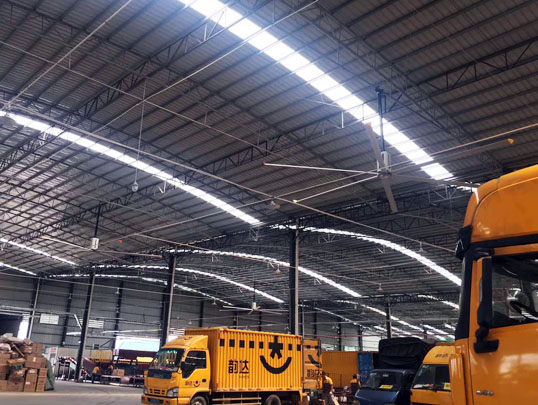 大型工厂降温工业风扇 7米大吊扇上门安装 7.3米工业吊扇