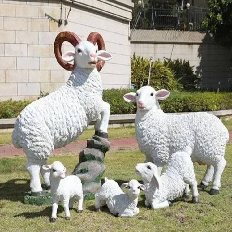 玻璃钢雕塑生产厂家 大型园林雕塑制作 造型美观 可来图定制