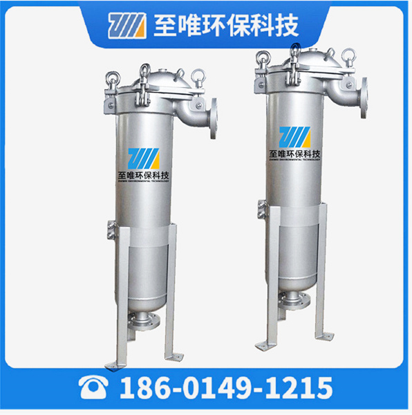 316L不锈钢抗腐蚀 夹套袋式过滤器 旋转式压盘 完全密封