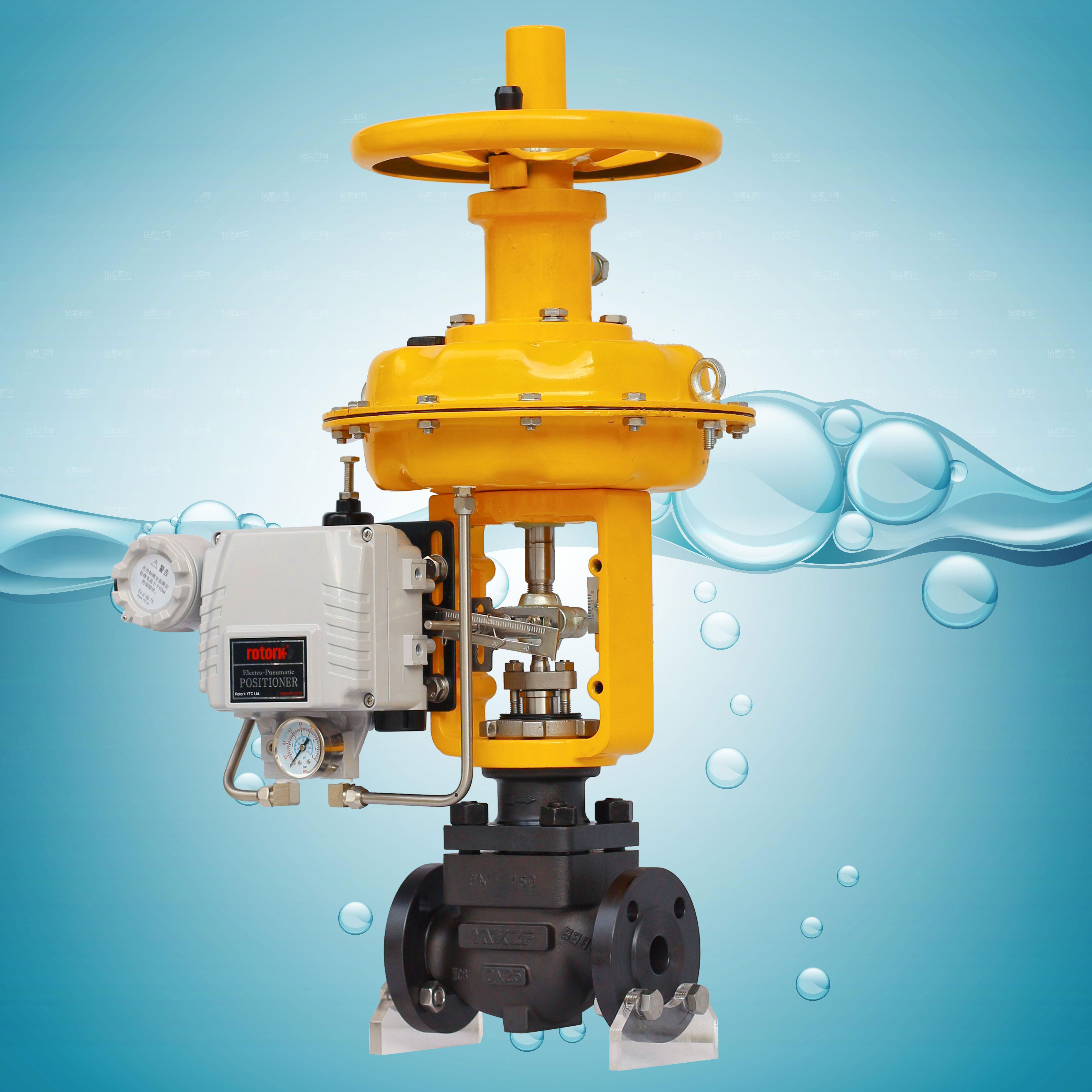 气动单座调节阀