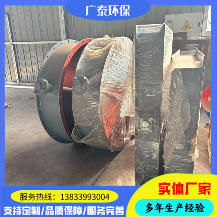 管道阀门手动通风阀门 电动式法兰连接阀 通风闸阀 广泰