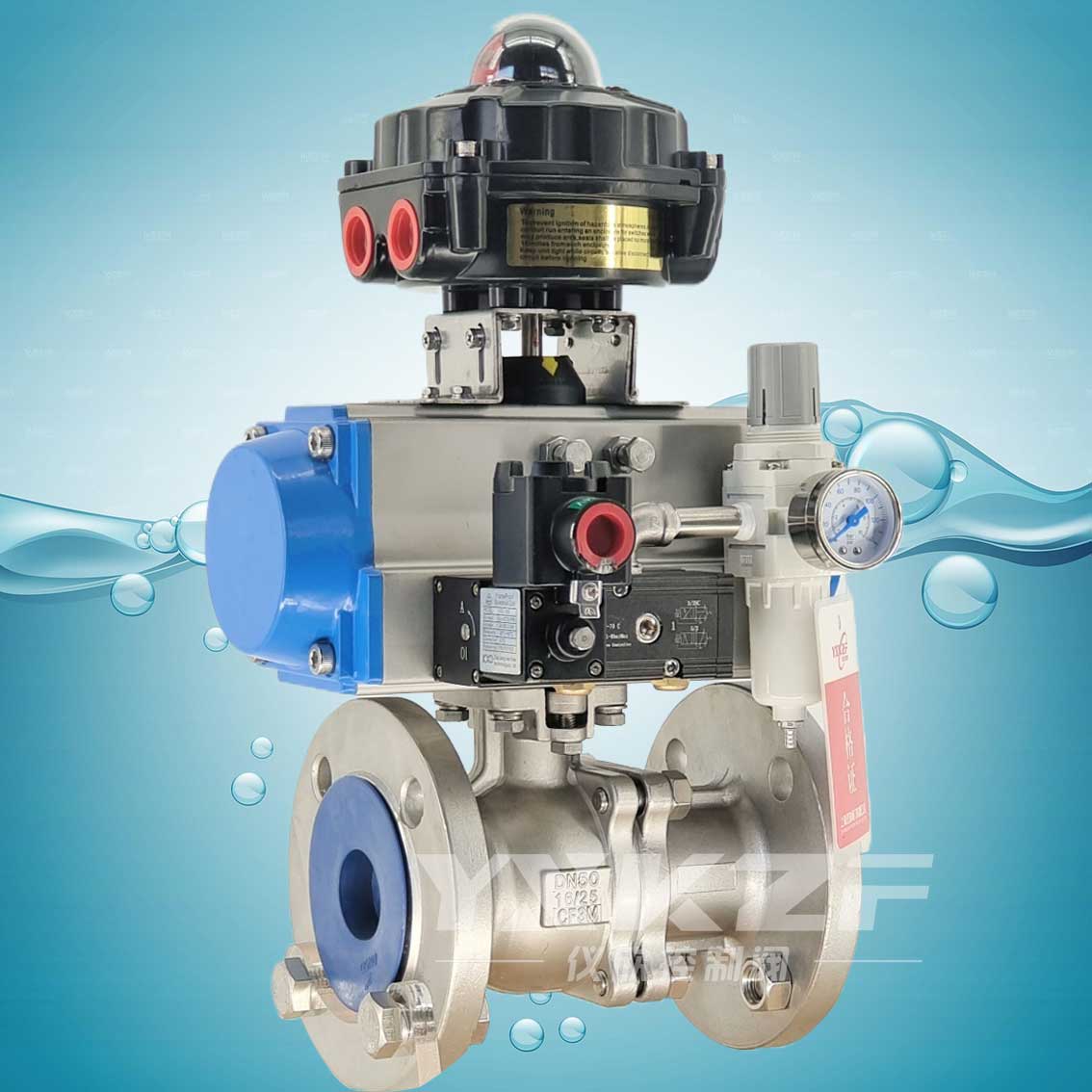 气动O型切断球阀