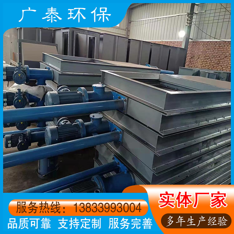 广泰环保 圆形矩形插板阀 手动插板阀 卸料阀截止阀 大量生产实体厂家可定制