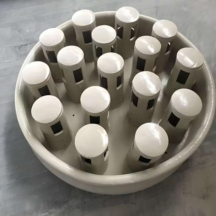 陶瓷分布器 瓷质管式液体分布盘 各种直径定制 锐凯环保