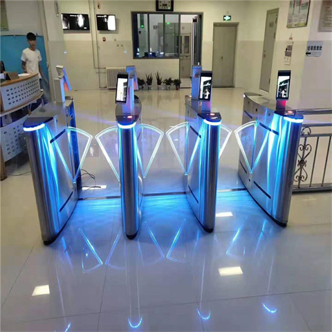 人行通道闸 出入口闸机定制 翼闸通道闸机安装 工地工厂学校单位人脸识别考勤系统