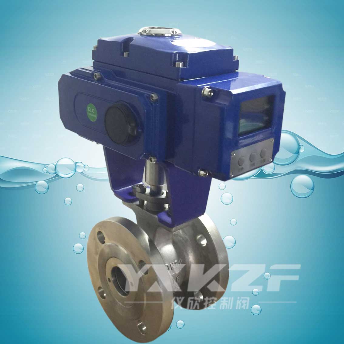 电动V型调节球阀