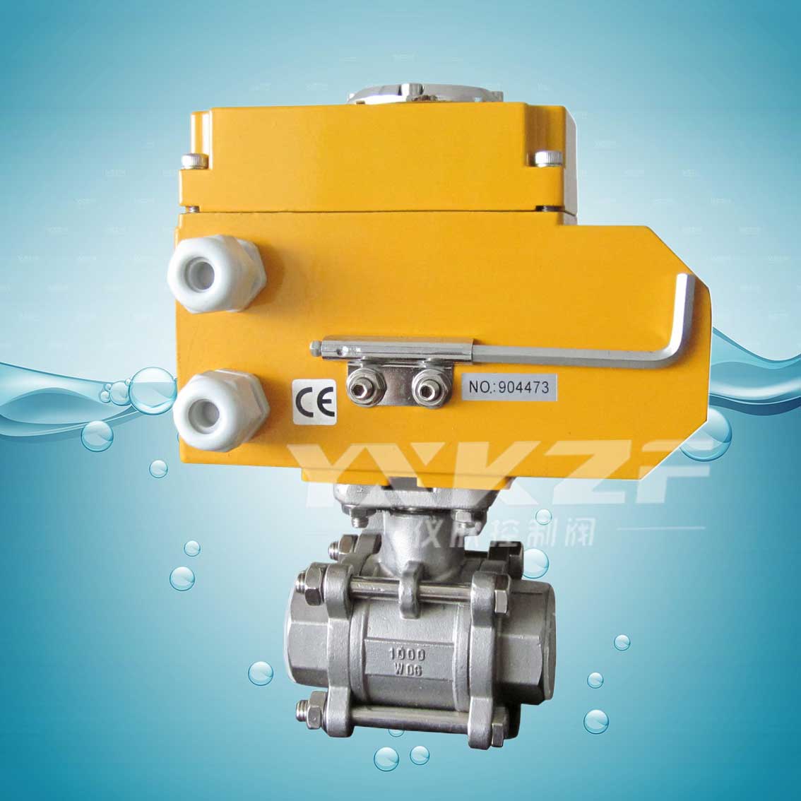 电动内螺纹球阀