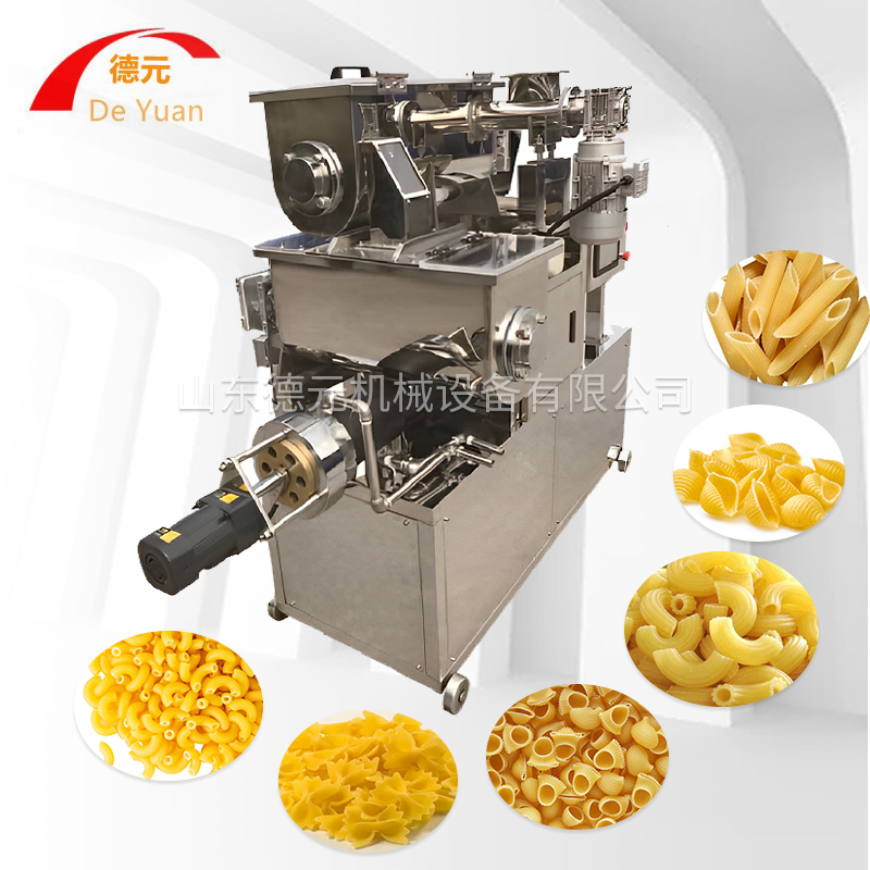 小型通心粉生产线 单螺杆食品挤压膨化机 意大利面机械