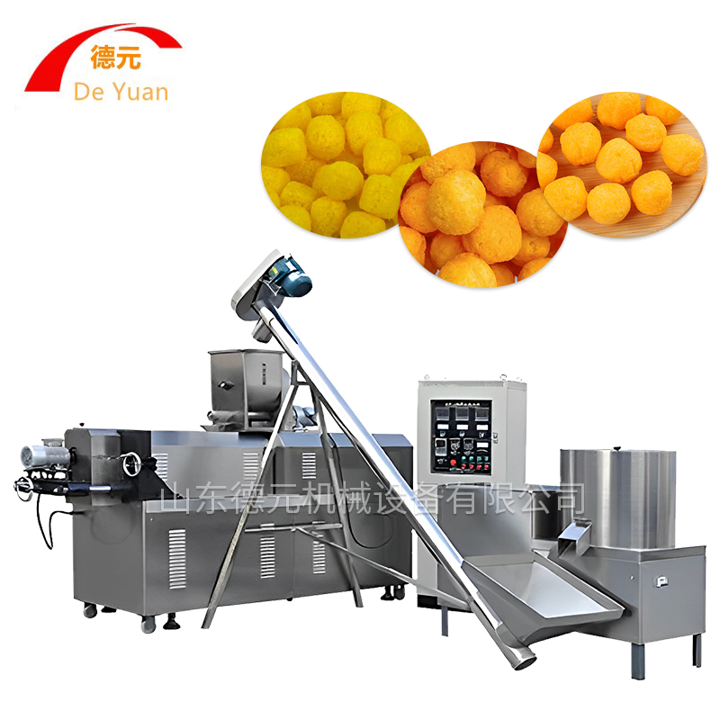 全自动玉米片泡芙双螺杆挤压膨化机休闲零食膨化设备