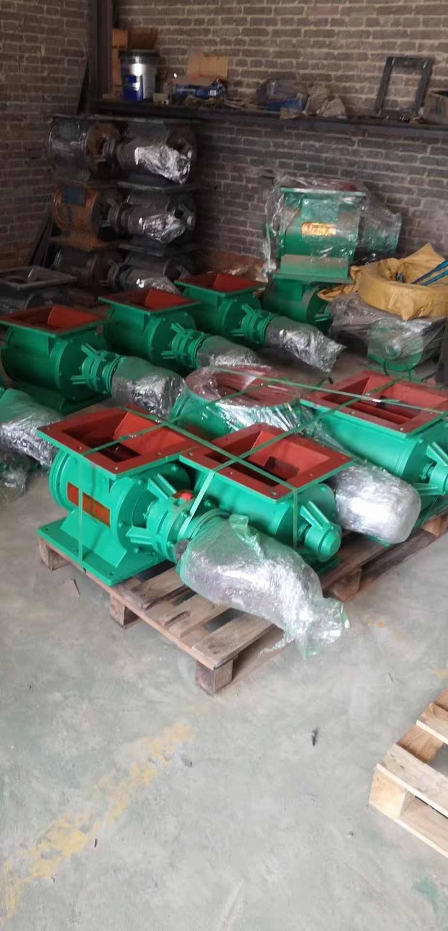 星型卸料器方口卸料阀   底部卸料箱