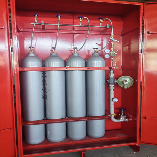 氮气灭火钢瓶箱