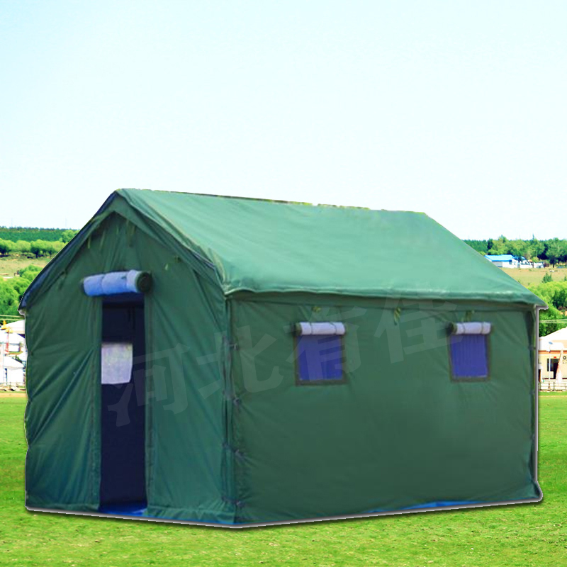 有佳 户外施工工程工地帐篷野外养蜂加棉住宿3-4人民用防雨迷彩帐篷保暖帐篷
