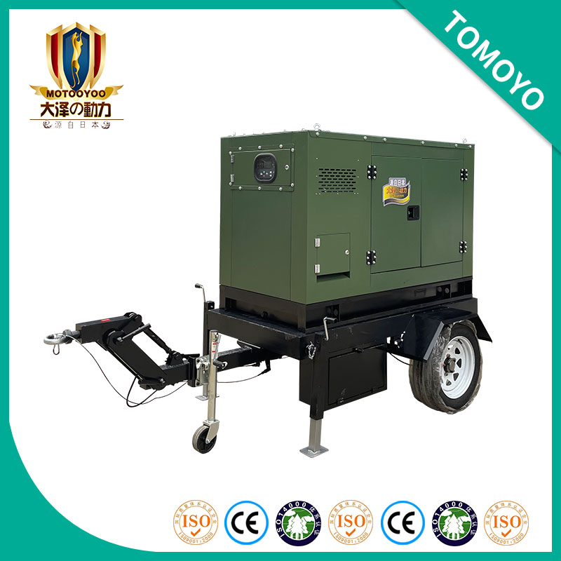 大泽动力40千瓦柴油发电机带拖车