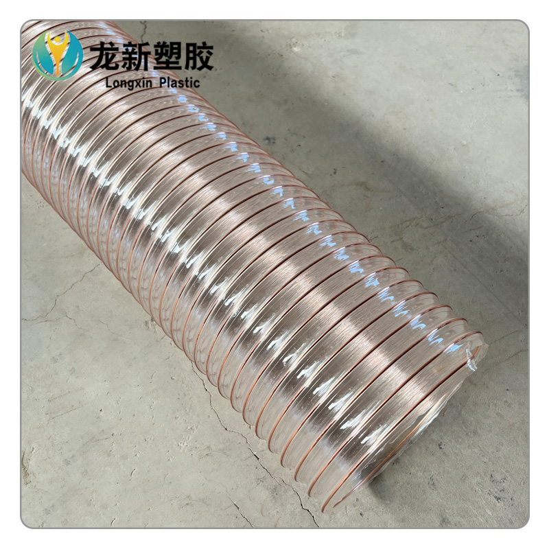 农牧机械软连接管 PU钢丝软管批发价格