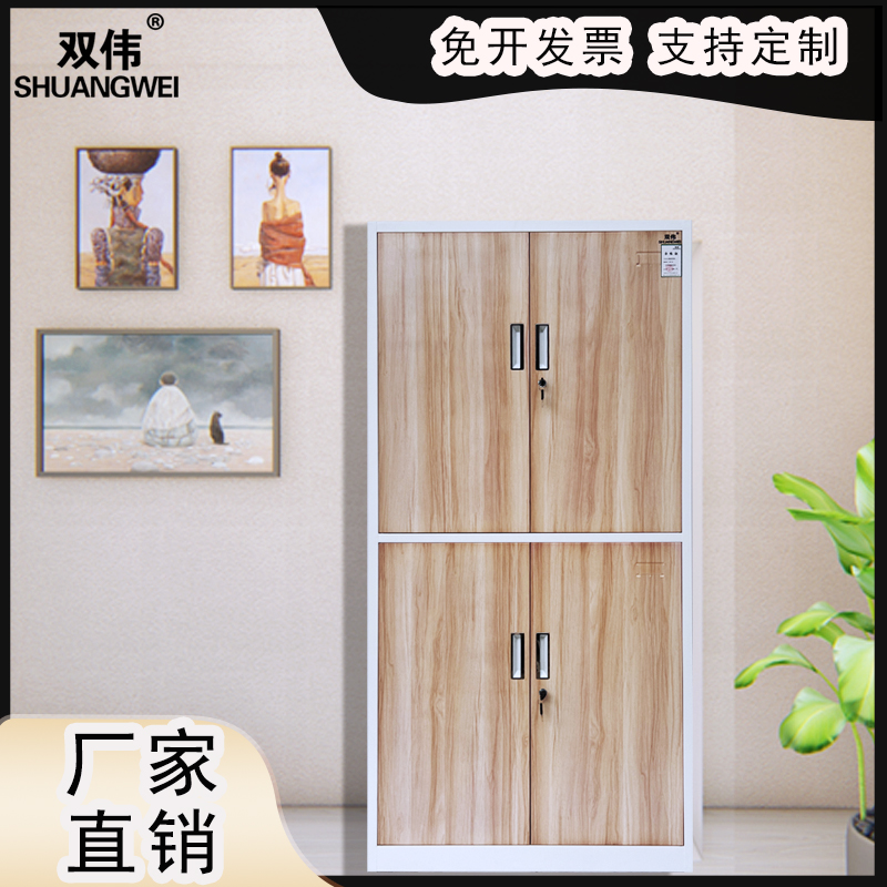 文件柜 铁皮文件柜 办公资料档案柜 储物书柜带锁