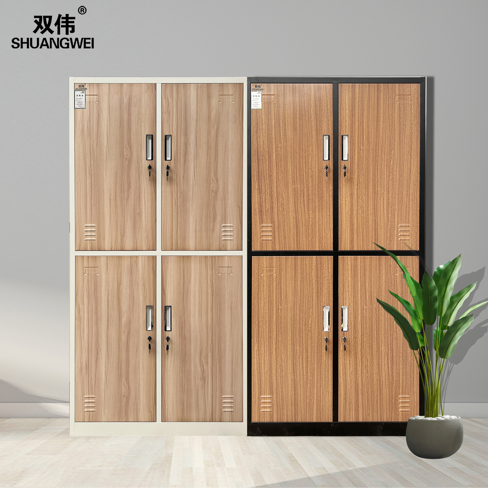 四门 员工更衣柜 钢制更衣柜工厂 浴室存包柜