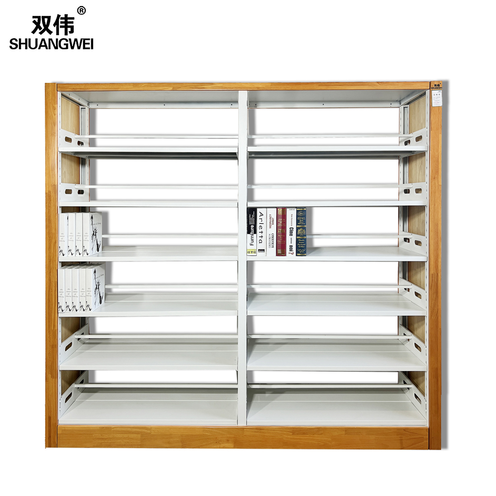 钢制书架 阅览室资料架 书籍展示架 书店 图书馆书架