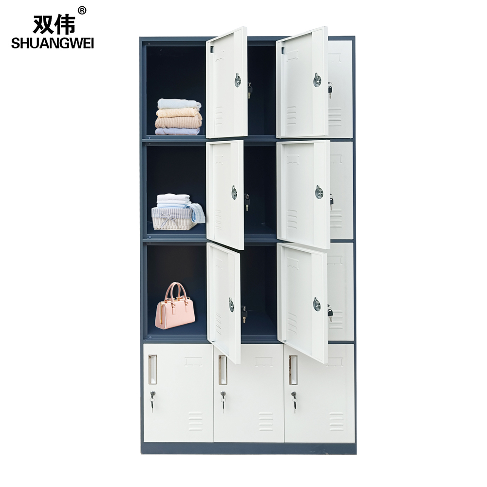 十二门 员工储物柜 更衣柜多门食堂餐盘柜碗柜工厂学校员工储物柜