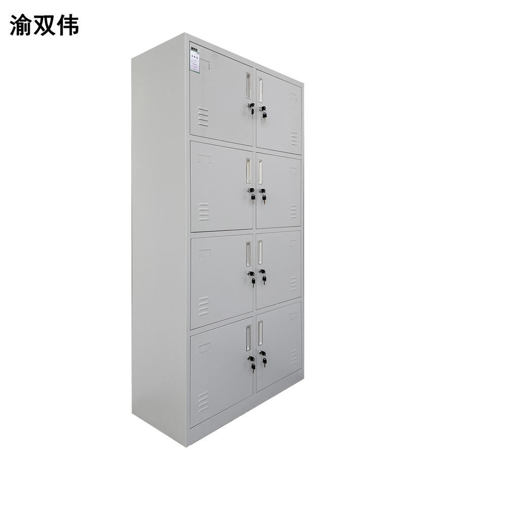 八门 铁皮置物柜 更衣室宿舍办公室衣物柜学生更衣柜