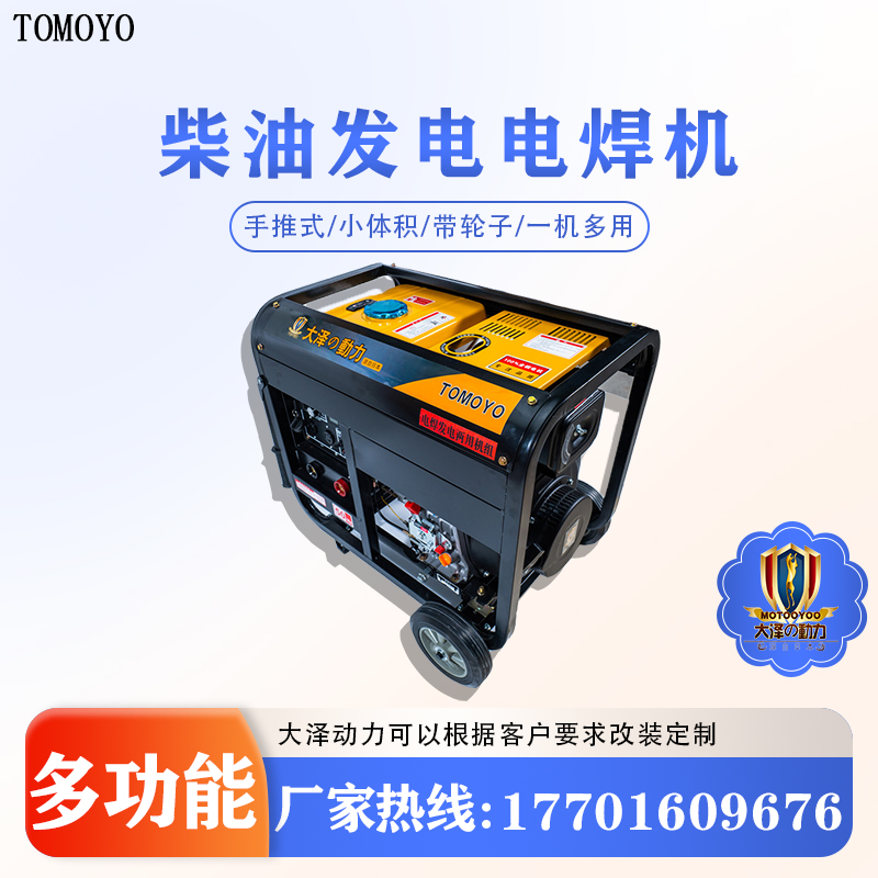 工程焊接用230A柴油发电电焊机 大泽动力TO230A-V