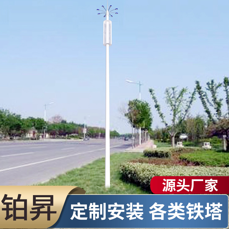 供应通信塔 移动基站单管塔 独管避雷塔 服务专业 优质商家